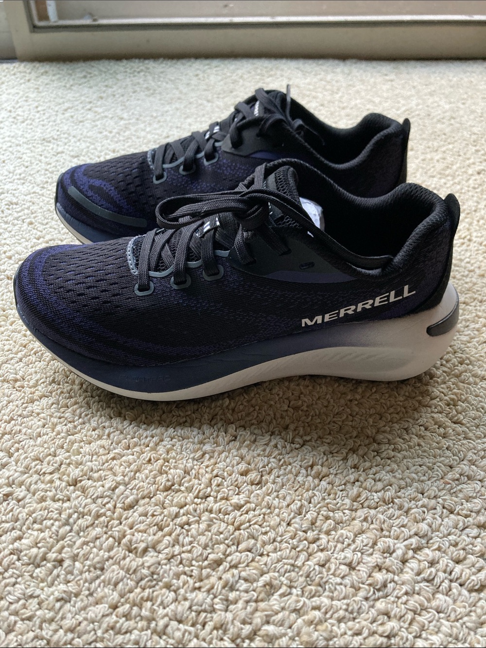Merrell Women’s Morphlite Black and Purple Athletic Running Shoes